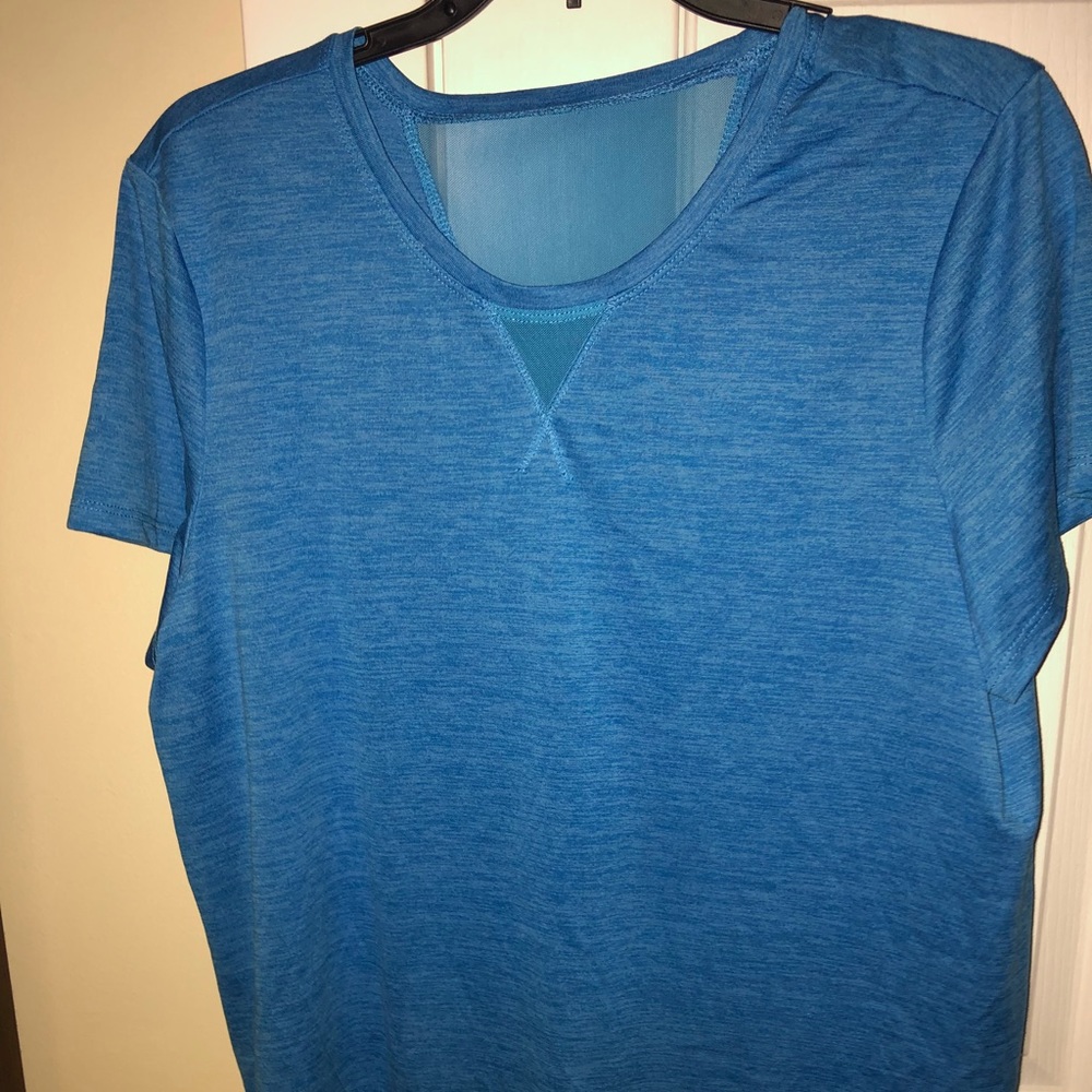 Blue Workout Shirt